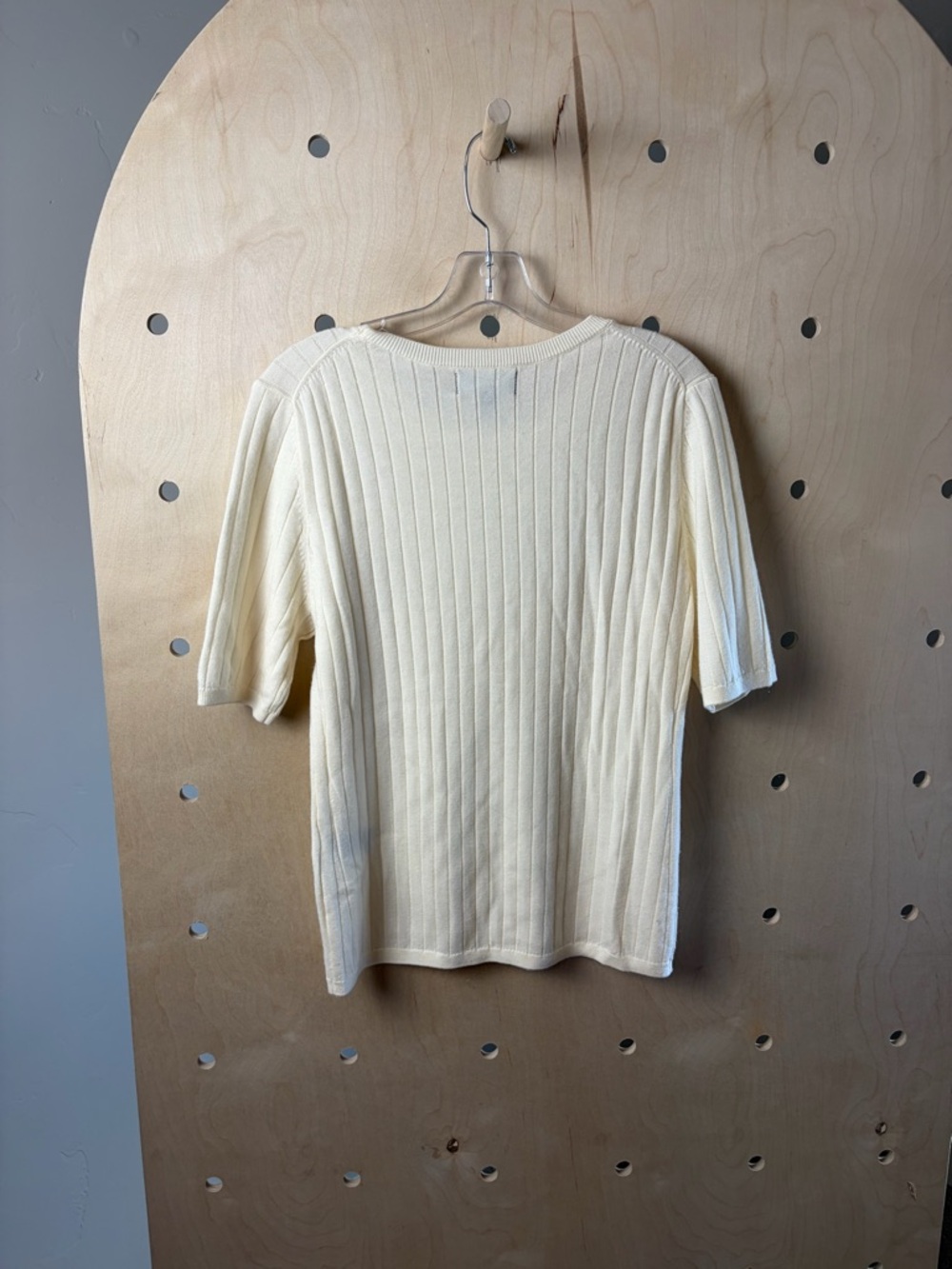 Set of 3 Banana Republic $80 RIBBED MERINO SCOOP-NECK SWEATERS Large - Picture 12 of 12
